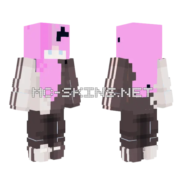 Brother S Hijabi Skin Minecraft skin, front and back