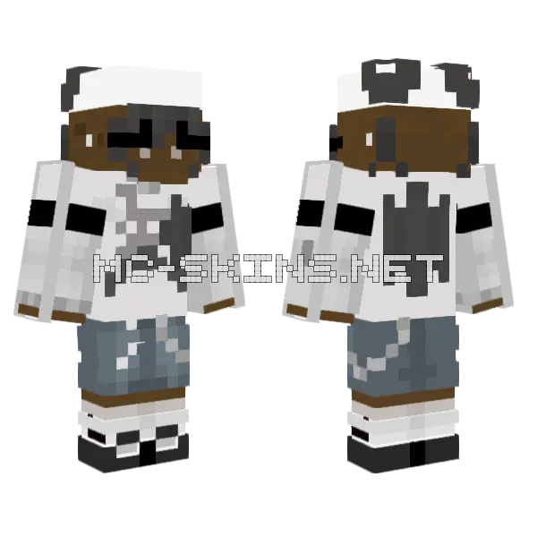 Brown Bandana Boy, front and back