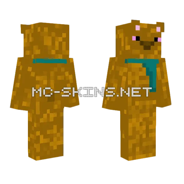 Brown Bear Cub, front and back