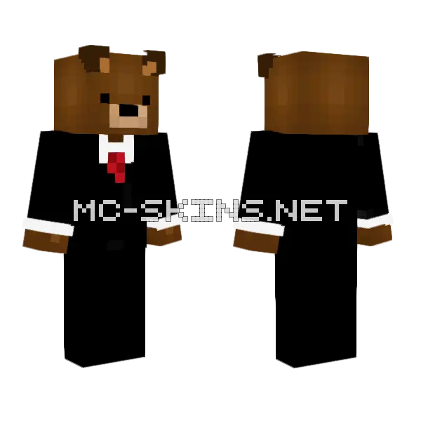 Brown Bear Suit, front and back