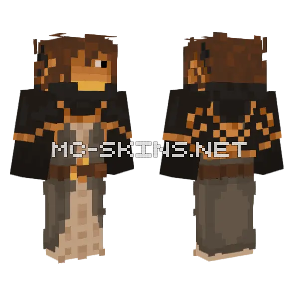 Brown Bear Warrior, front and back