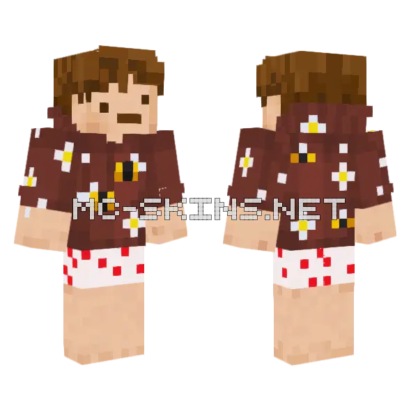 Brown Bee Cake, front and back