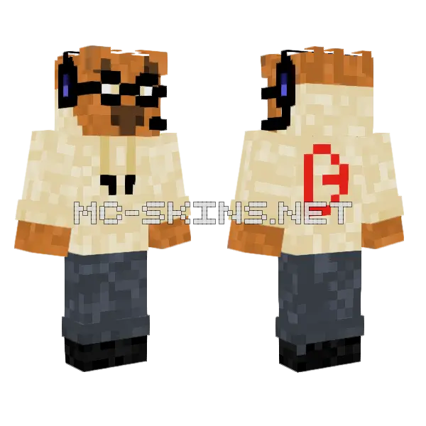 Brown Cat Boy, front and back