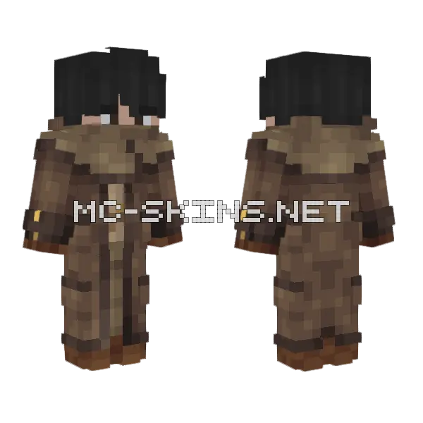 Brown Cowboy Outfit, front and back