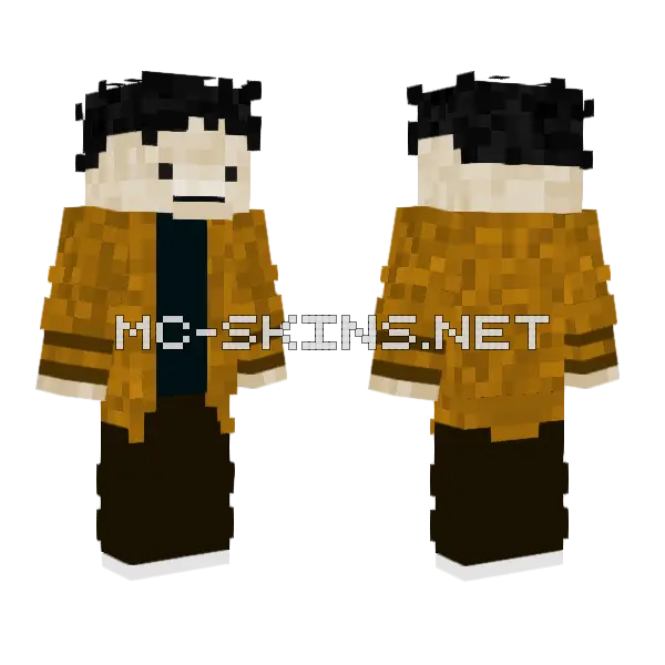 Brown Cowboy Outfit, front and back