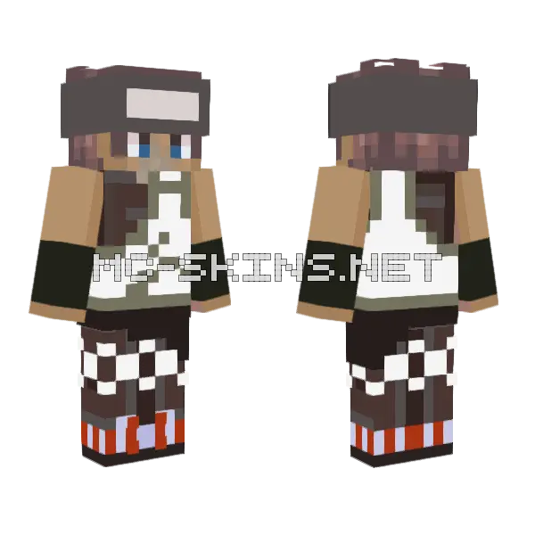 Brown Cowboy Outfit, front and back