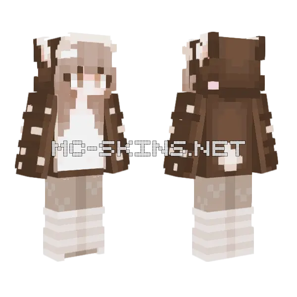 Brown Deer Outfit, front and back
