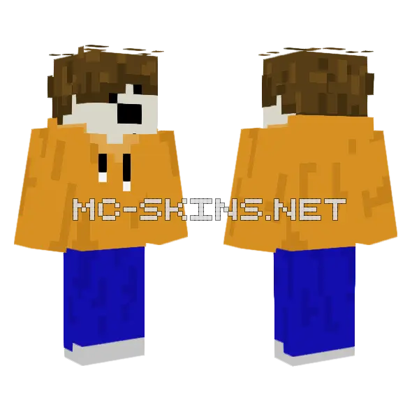 Brown Fox Character, front and back