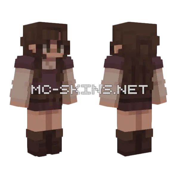 Brown Furry Creature, front and back
