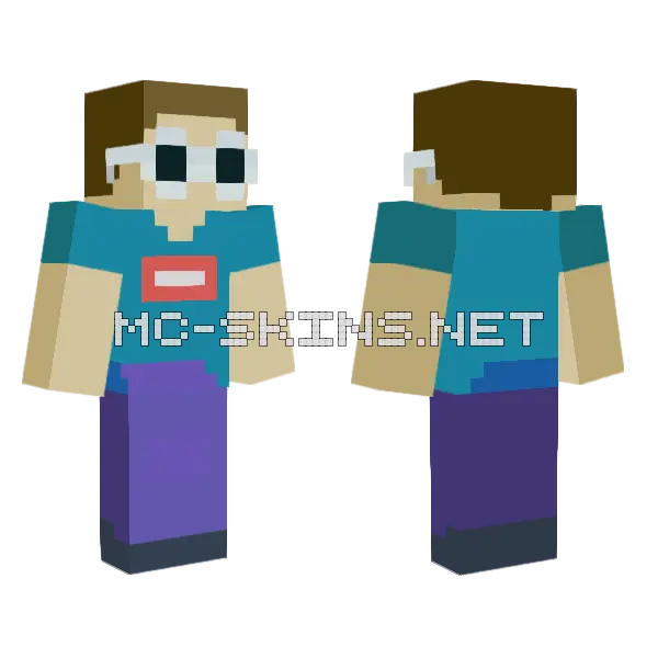 Brown Hair Boy, front and back