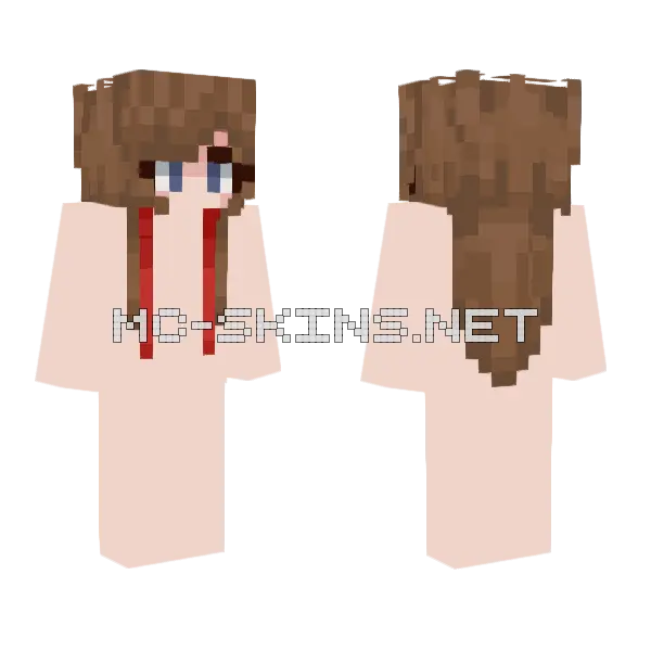 Brown Hair Girl, front and back