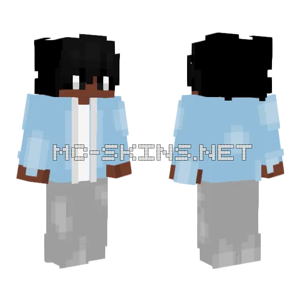 Brown Haired Adventurer, front and back