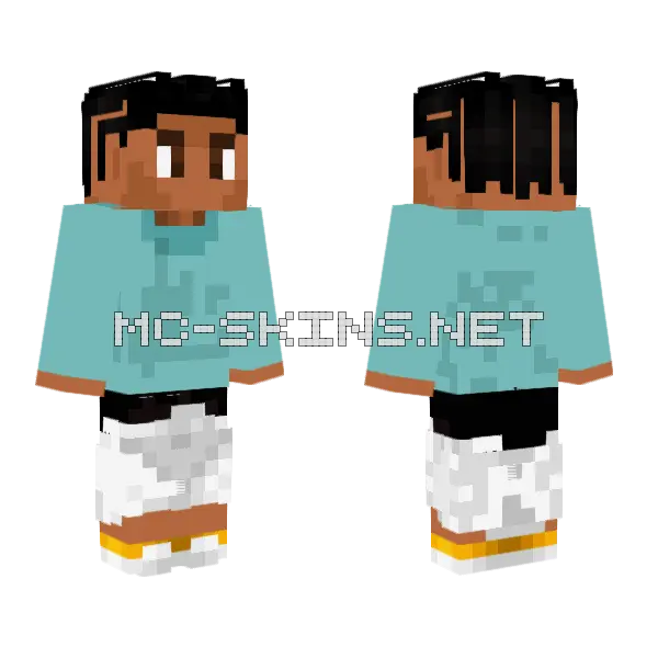 Brown Haired Boy, front and back