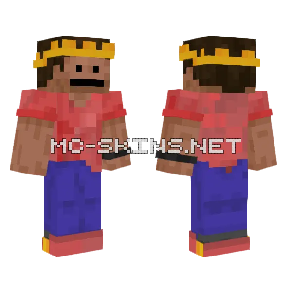 Brown Haired Boy, front and back