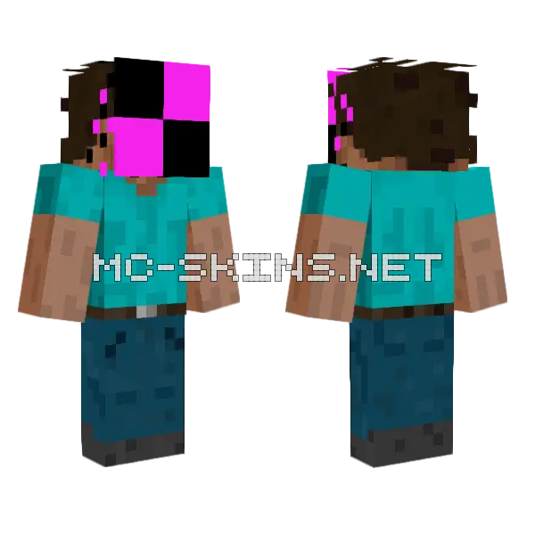 Brown Haired Boy, front and back