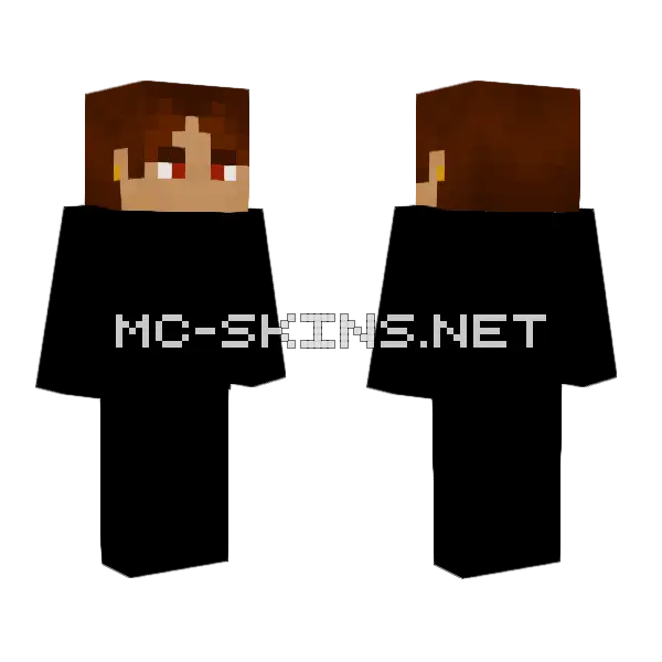 Brown Haired Boy, front and back
