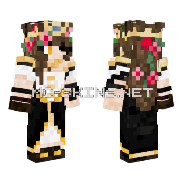 Brown Haired Girl, front and back
