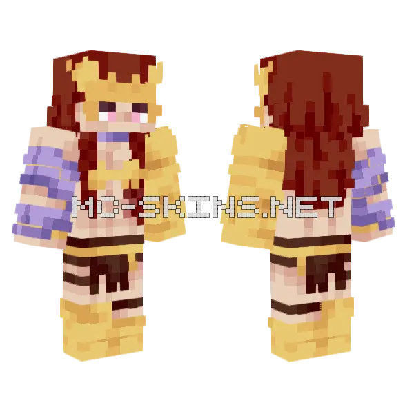 Brown Haired Girl, front and back