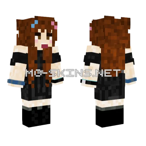 Brown Haired Girl, front and back