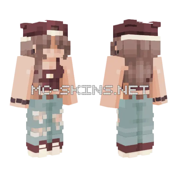 Brown Haired Girl, front and back