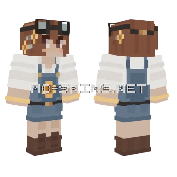 Brown Haired Girl, front and back