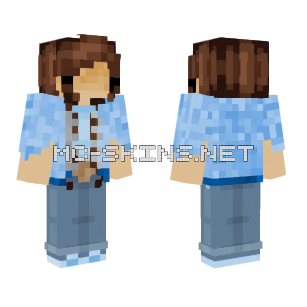 Brown Haired Girl, front and back