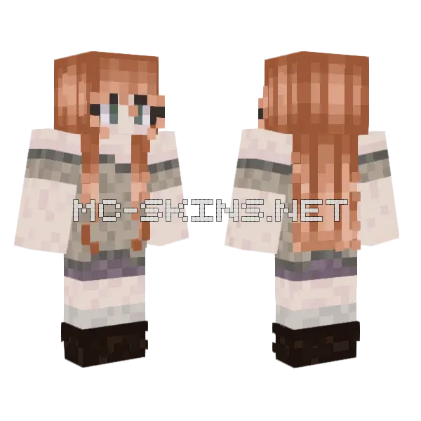 Brown Haired Girl, front and back