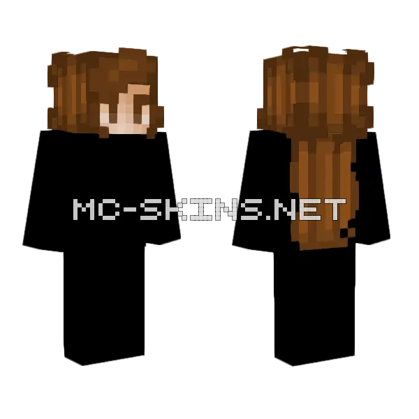 Brown Haired Person, front and back