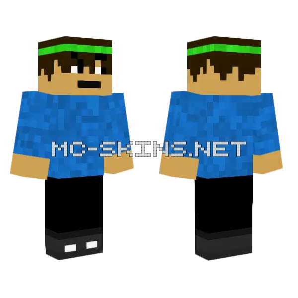 Brown Hat Boy, front and back