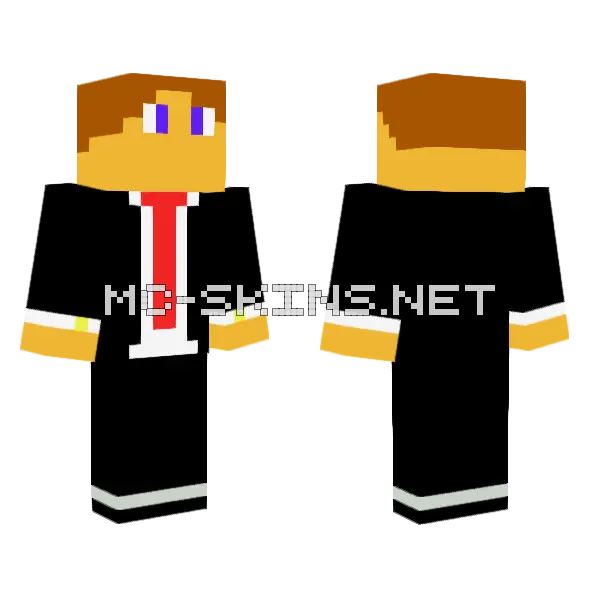Brown Hat Cowboy Minecraft skin, front and back