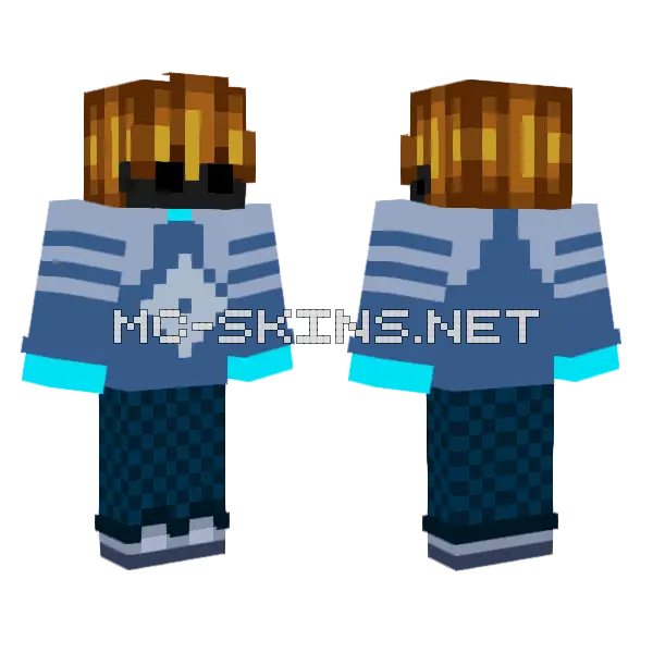 Brown Hat Skin Minecraft skin, front and back