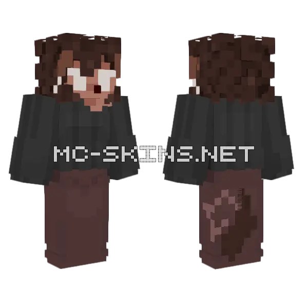 Brown Hoodie Guy, front and back