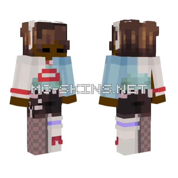 Brown Horse Skin Minecraft skin, front and back