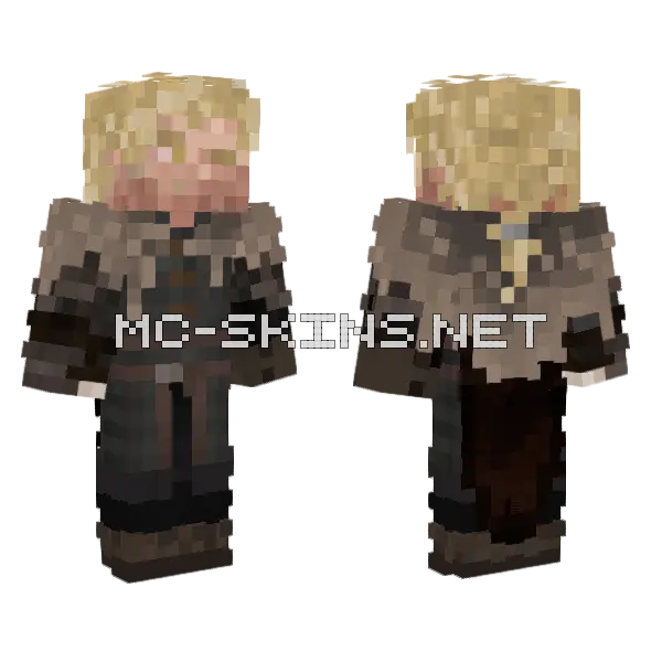 Brown Leather Armor, front and back