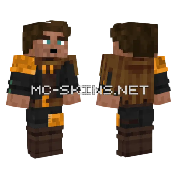 Brown Leather Explorer, front and back