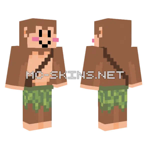 Brown Monkey Suit, front and back