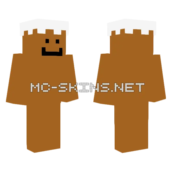 Brown Mushroom Cap, front and back
