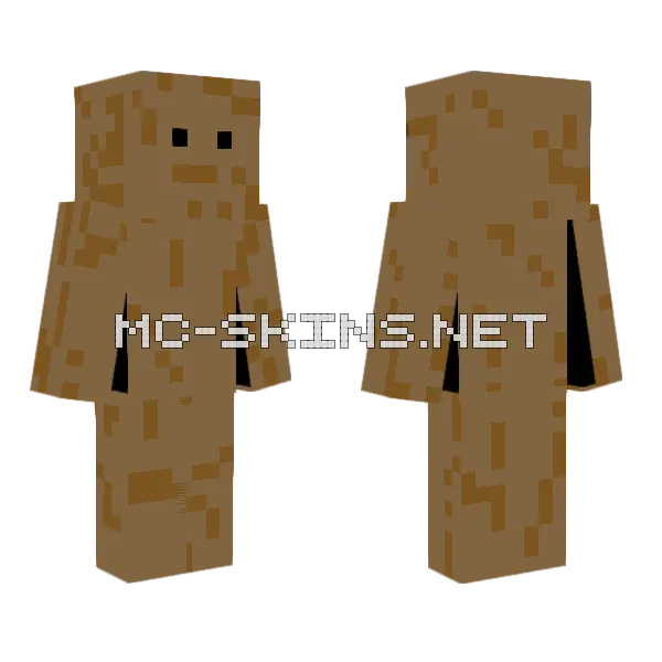 Brown Poop Man, front and back