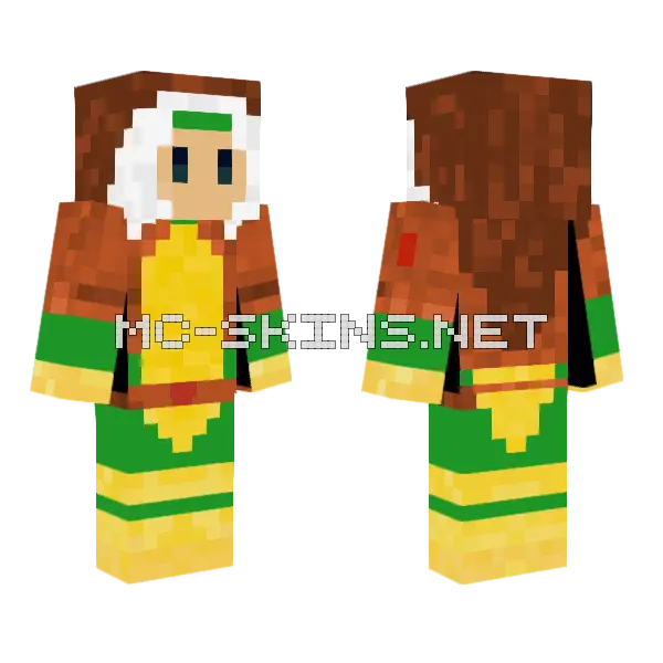 Brown Robed Figure, front and back