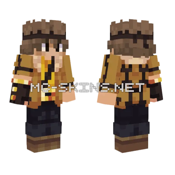 Brown Straw Hat, front and back