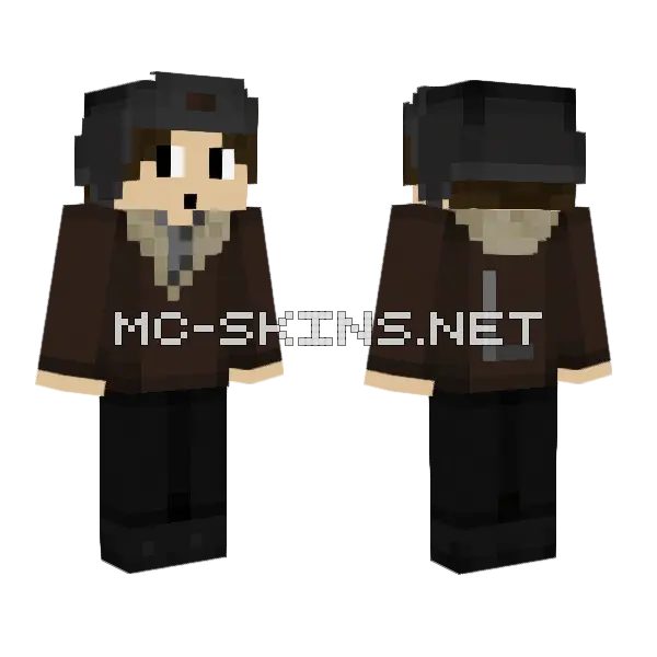 Brown Suit Cowboy, front and back