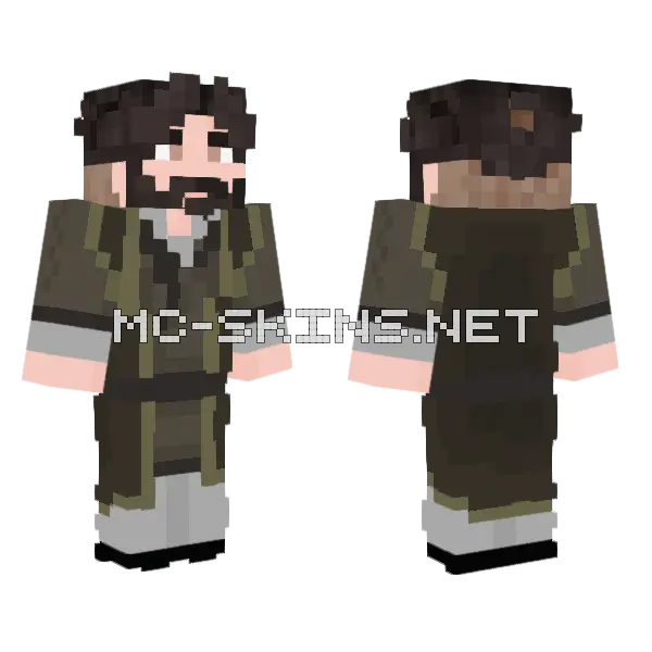 Brown Suit Man, front and back
