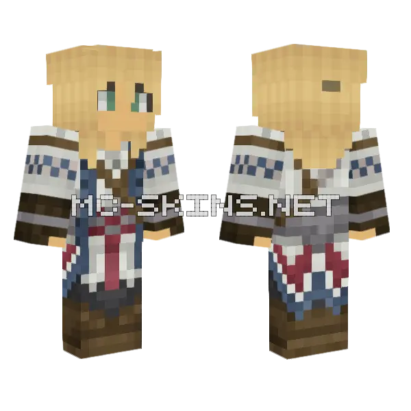Brown Suit With Tie Minecraft skin, front and back