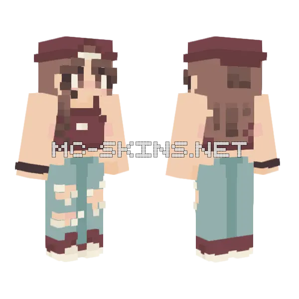 Brown Vest Boy, front and back