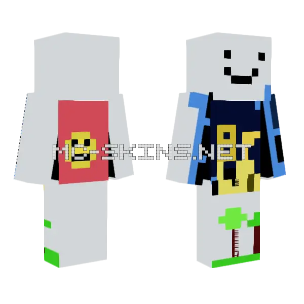 Bruh Error Skin Minecraft skin, front and back