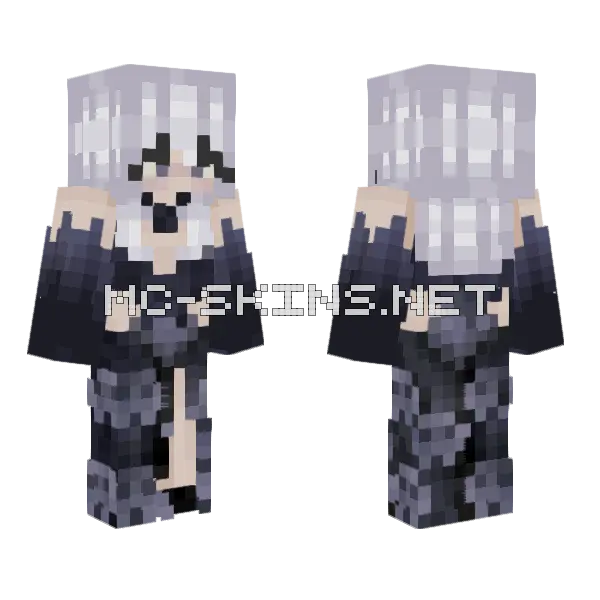 Bruja Minecraft skin, front and back