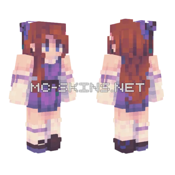Bruxa Tr2e Minecraft skin, front and back