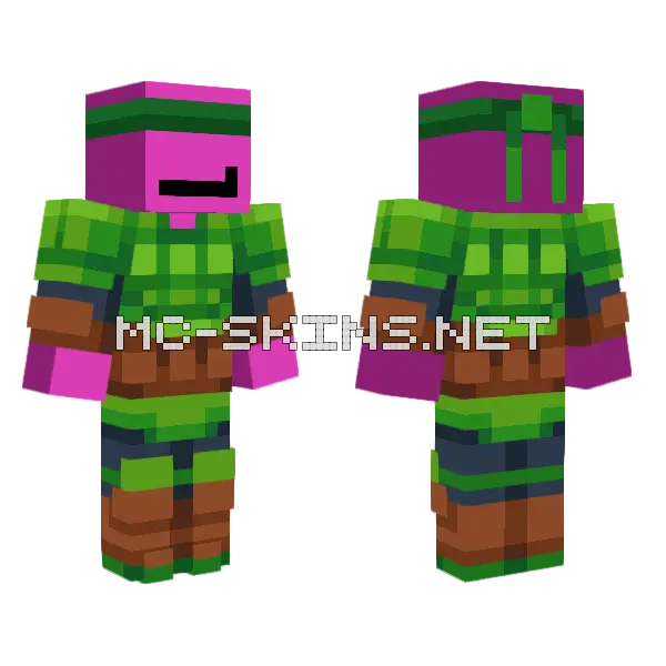 Bttisdone Minecraft skin, front and back