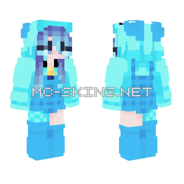 Bubba Bubbaphant Minecraft skin, front and back