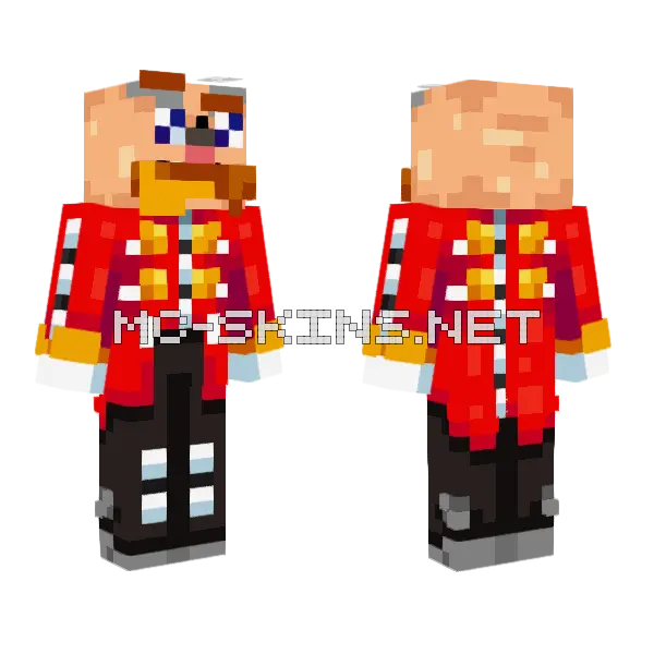 Bubba Eggman Minecraft skin, front and back